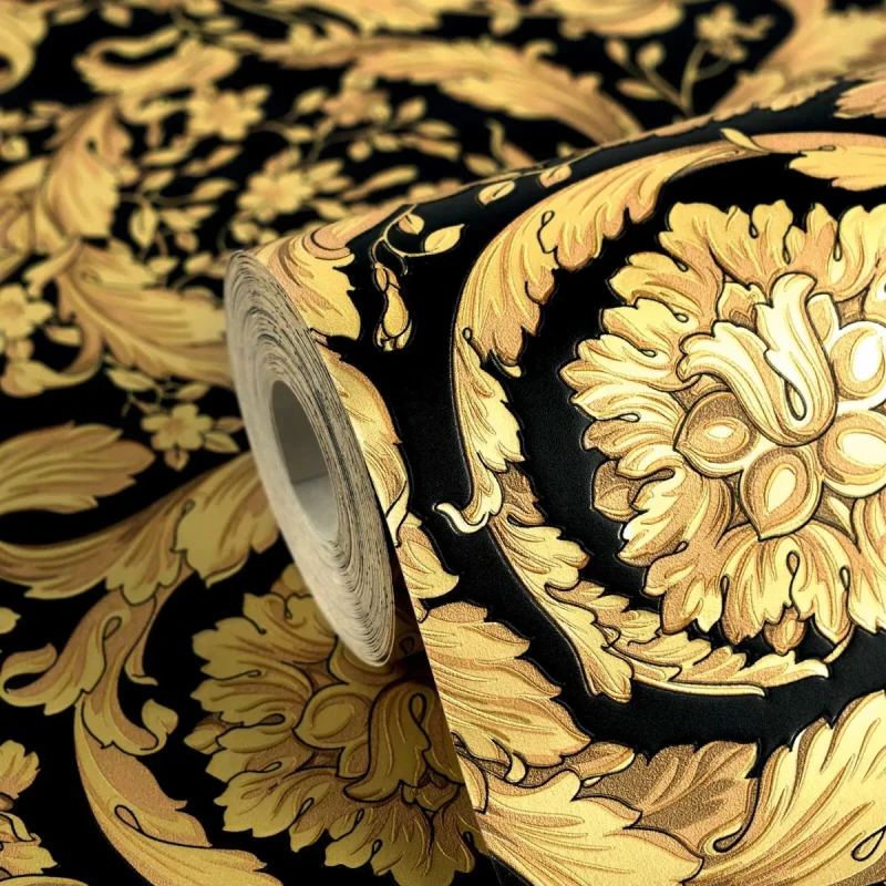Tapeta czarno-złota Versace 93583-4.webp