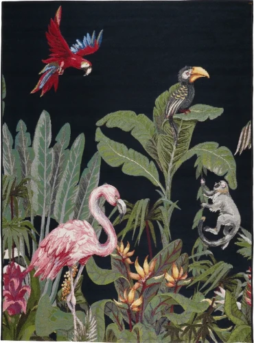 Dywan zewnętrzny Jungle flaming wielokolorowy