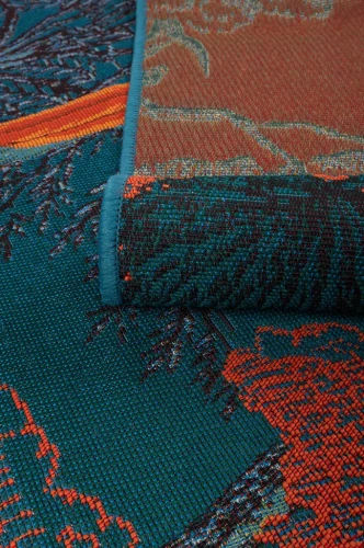 Dywan zewnętrzny Jungle papugi wielokolorowy - runo