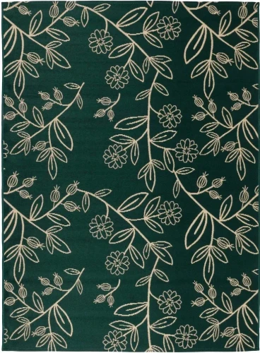 Dywan zewnętrzny Jungle liście zielony