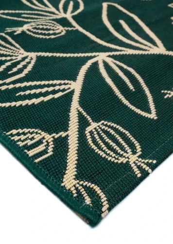 Dywan zewnętrzny Jungle liście zielony - róg