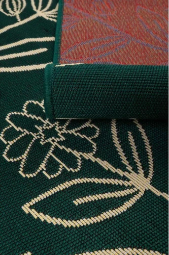 Dywan zewnętrzny Jungle liście zielony - runo