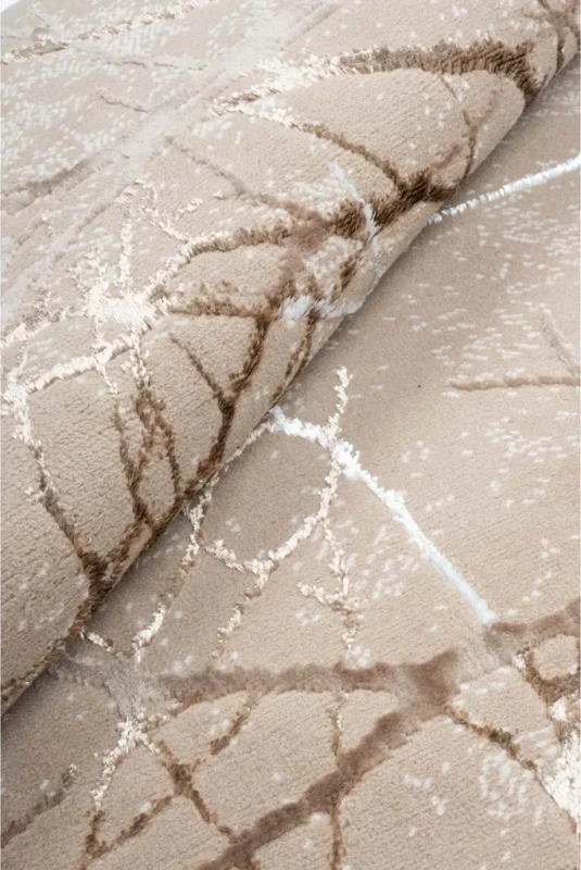 Dywan okrągły Creation gałęzie beż - runo