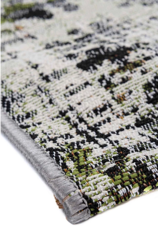 Dywan zewnętrzny Dara Przecierka w kolorze zielonym - róg