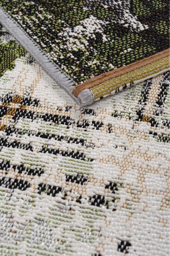 Dywan zewnętrzny Dara Przecierka w kolorze zielonym - spód