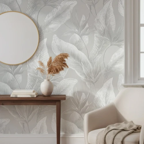 Elegancka tapeta roślinna do sypialni 36463 Whisper Marburg.webp