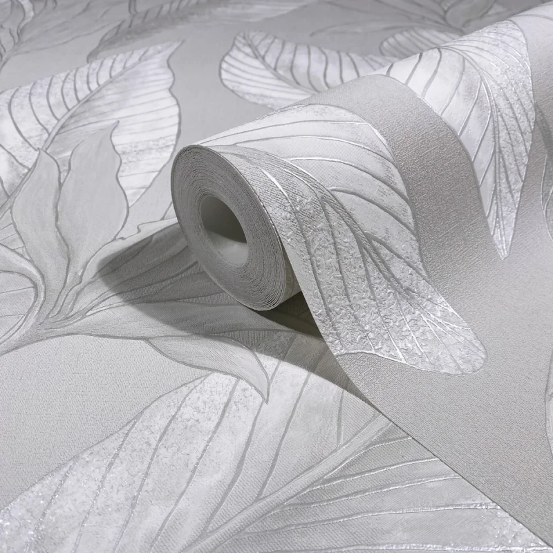 Szara tapeta w liście 36463 Whisper Marburg.webp