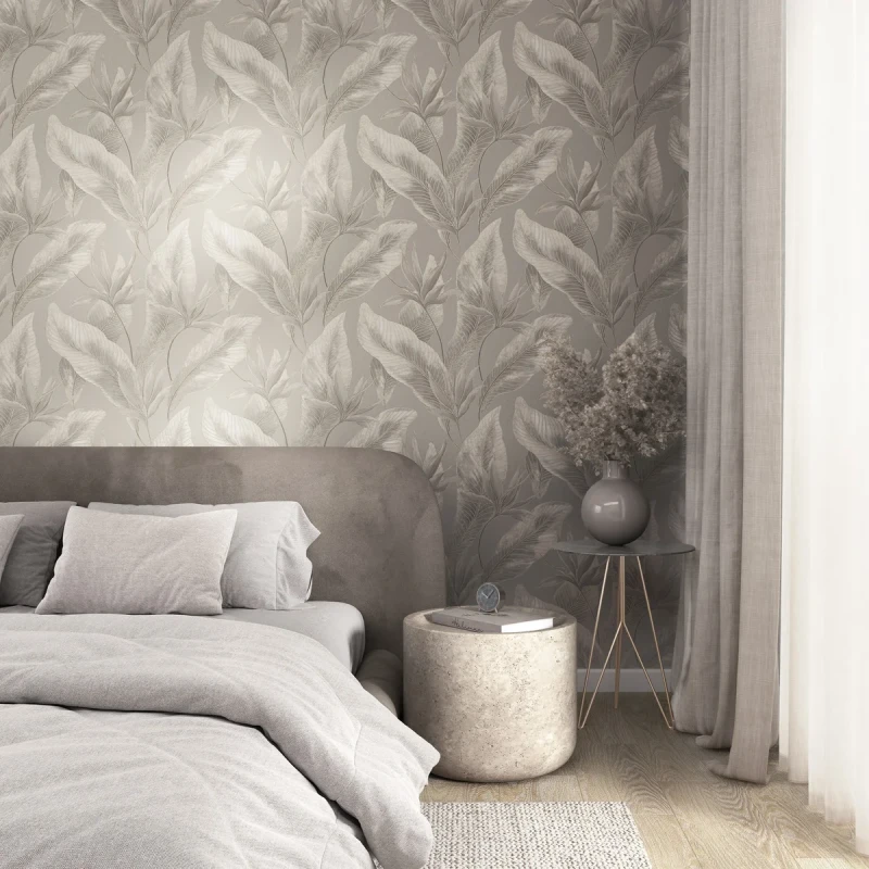 Elegancka tapeta roślinna do sypialni 36464 Whisper Marburg.webp