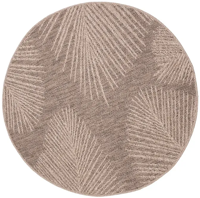 Dywan okrągły zewnętrzny Kenzy Patio 5028 178 nature   