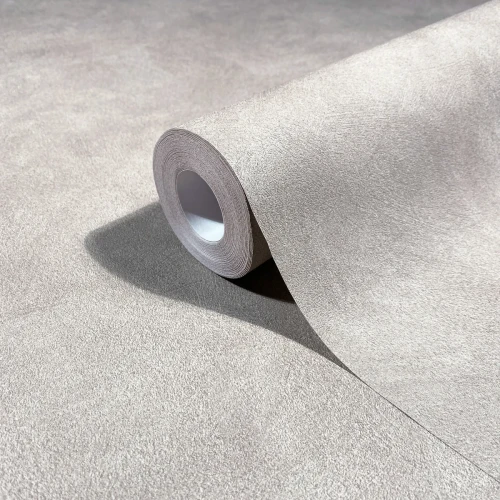 Szara tapeta winylowa na flizelinie imitacja tynku 36415 Marburg.webp