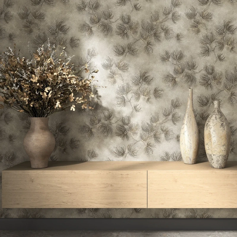 Tapeta roślinna do salonu nowoczesna 36496 Marburg Whisper.webp