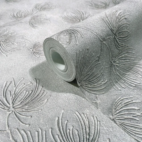 Szara tapeta roślinna nowoczesna 36497 Marburg Whisper.webp