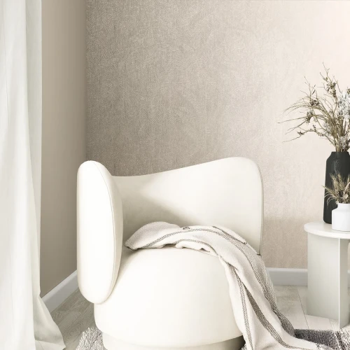 Tapeta beżowa tłoczona do salonu 36455 Marburg.webp