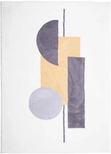 Dywan pluszowy Maximo abstrakcja ivory