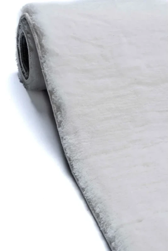 Dywan pluszowy Maximo abstrakcja ivory - brzeg