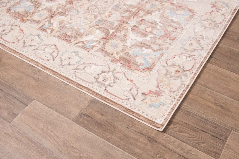 Dywan klasyczny Dywilan Antia 11 H804E2 brąz - rzut z boku