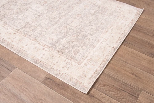 Dywan tradycyjny vintage Dywilan Antia 13 różowy - rzut z boku