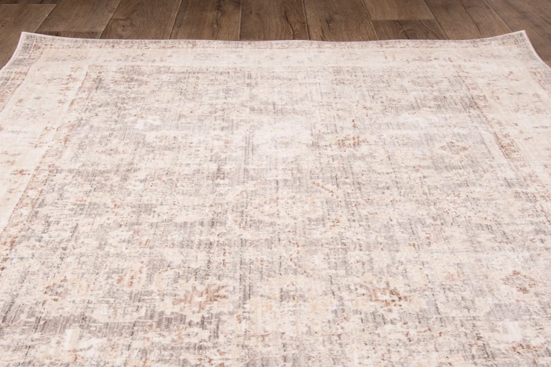 Dywan tradycyjny vintage Dywilan Antia 13 różowy - rzut ukośny