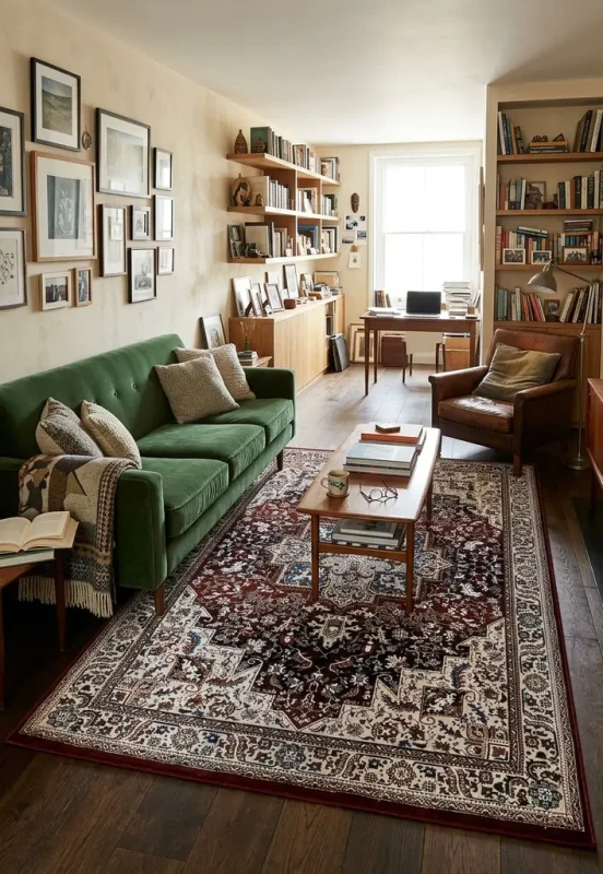 Dywan Dywilan Rich Karastan red aranżacja