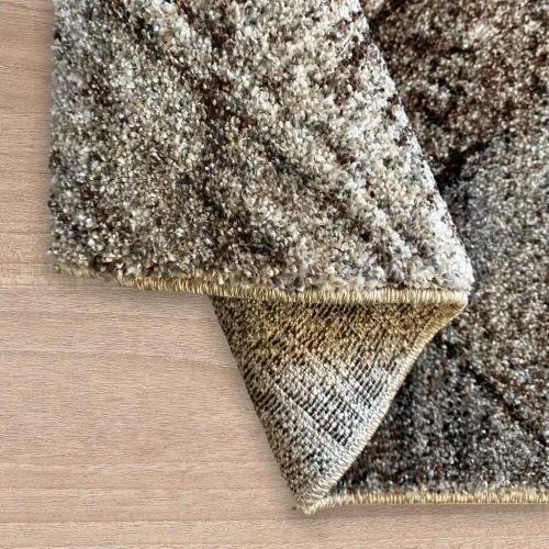 Dywan nowoczesny Dywilan Bella 5 Q009A grey-brown spód