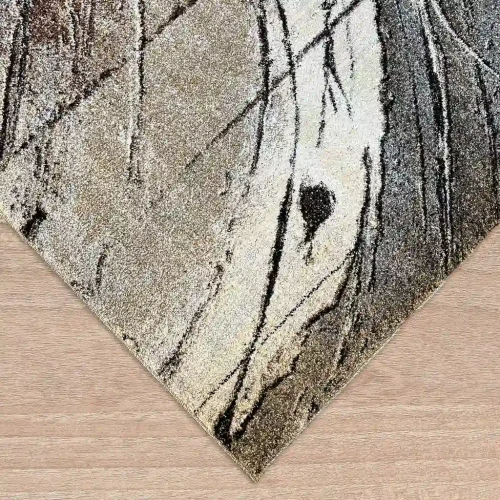 Dywan nowoczesny Dywilan Bella 6 Q013A grey-brown obszycie