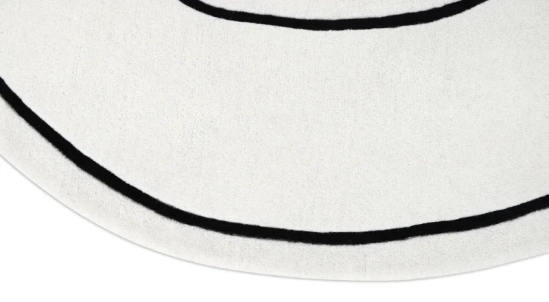 Dywan okrągły Carpet Decor Handmade Loop krem - runo