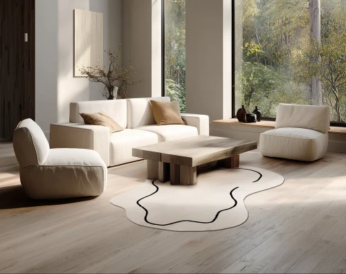 Dywan wełniany Carpet Decor Handmade Loop ivory do salonu