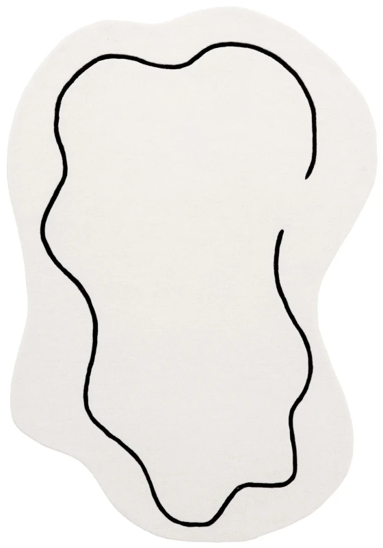 Dywan wełniany Carpet Decor Handmade Loop ivory