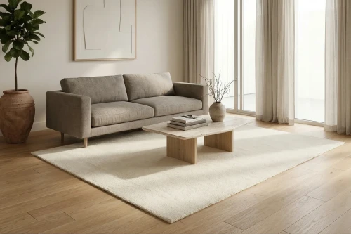 Dywan wełniany Carpet Decor Handmade Rio kremowy do pokoju