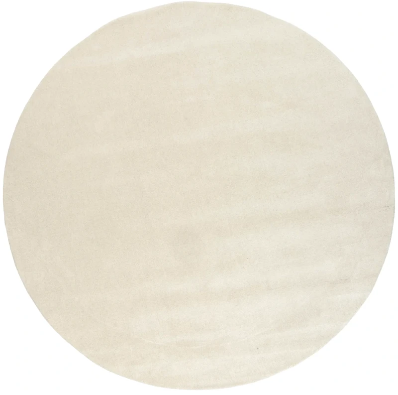 Dywan okrągły wełniany Carpet Decor Handmade Rio krem