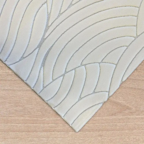 Dywan art deco 3d Dywilan Juno Lux 1 F707A cream obszycie