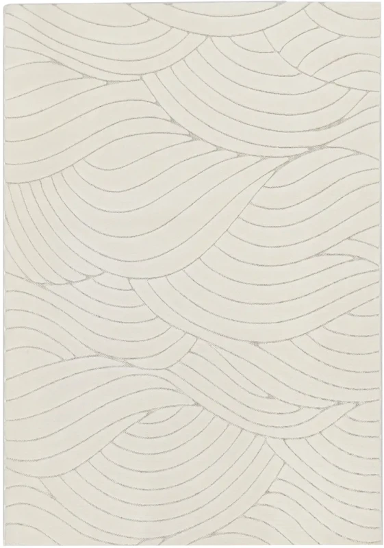 Dywan art deco 3d Dywilan Juno Lux 1 F707A cream