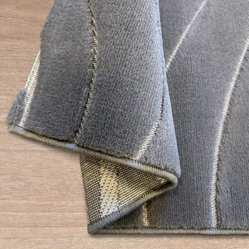 Dywan art deco 3d Dywilan Juno Lux 1 F707A grey spód