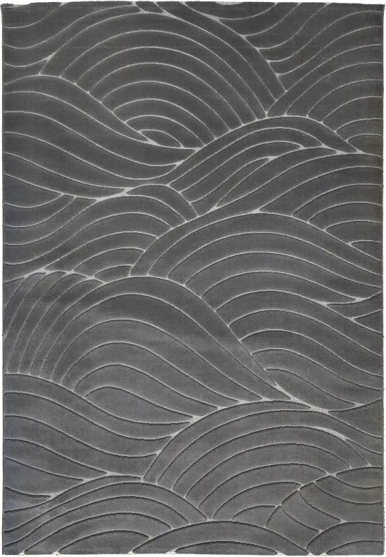 Dywan art deco 3d Dywilan Juno Lux 1 F707A grey