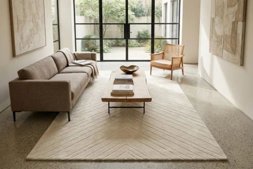 Dywan wełniany Carpet Decor Handmade Arrow beż do salonu