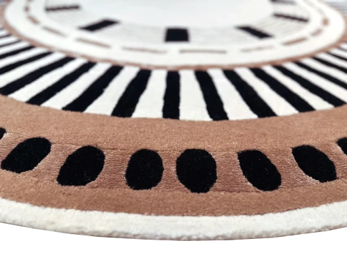 Dywan owalny wełniany Carpet Decor Handmade Roma ivory - brzeg