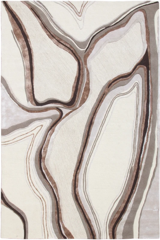 Dywan wełniany Carpet Decor Handmade Lava beżowy