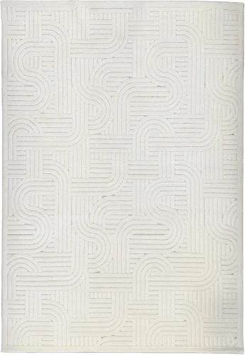 Dywan art deco 3d Dywilan Juno Lux 2 E341A cream