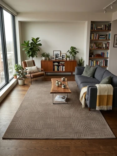 Dywan art deco 3d Dywilan Juno Lux 2 E341A vizion aranżacja