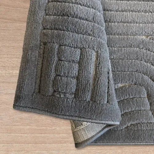 Dywan art deco 3d Dywilan Juno Lux 2 E341A grey spód