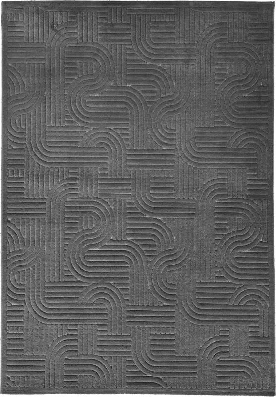 Dywan art deco 3d Dywilan Juno Lux 2 E341A grey