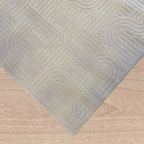 Dywan art deco 3d Dywilan Juno Lux 2 E341A beige obszycie