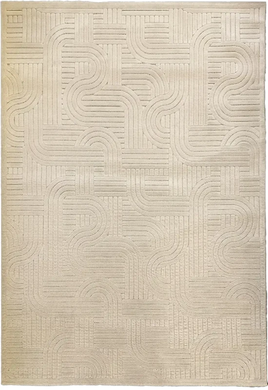 Dywan art deco 3d Dywilan Juno Lux 2 E341A beige