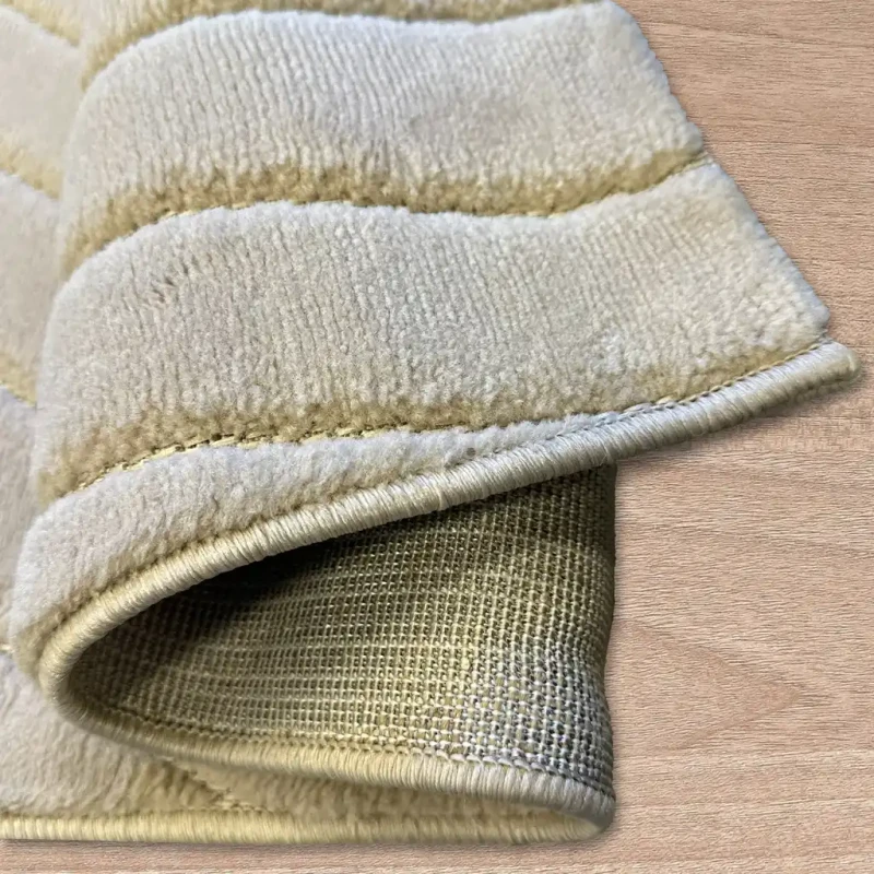 Dywan art deco 3d Dywilan Juno Lux 3 F705A beige spód