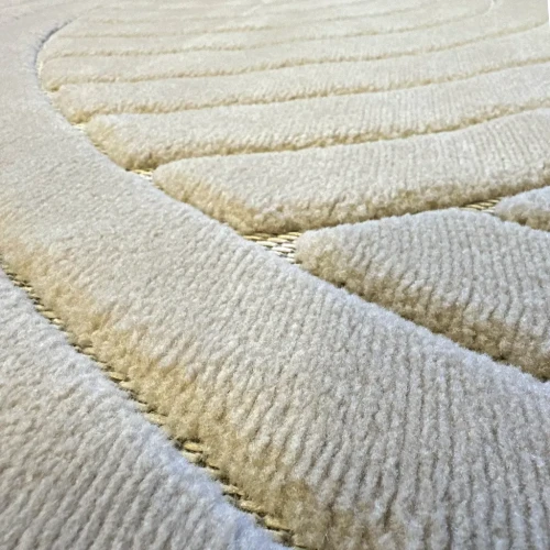 Dywan art deco 3d Dywilan Juno Lux 3 F705A beige runo