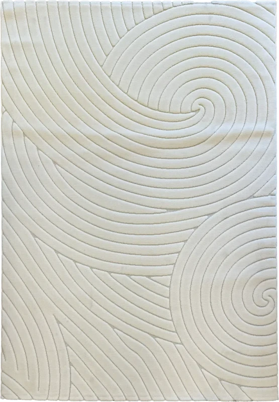 Dywan art deco 3d Dywilan Juno Lux 3 F705A cream