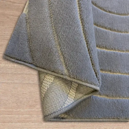 Dywan art deco 3d Dywilan Juno Lux 3 F705A l.grey spód