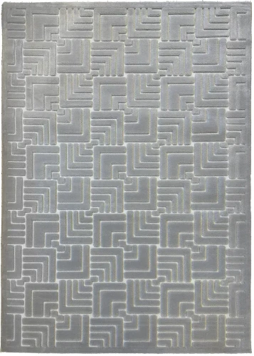 Dywan art deco 3d Dywilan Juno Lux 4 D147A l.grey