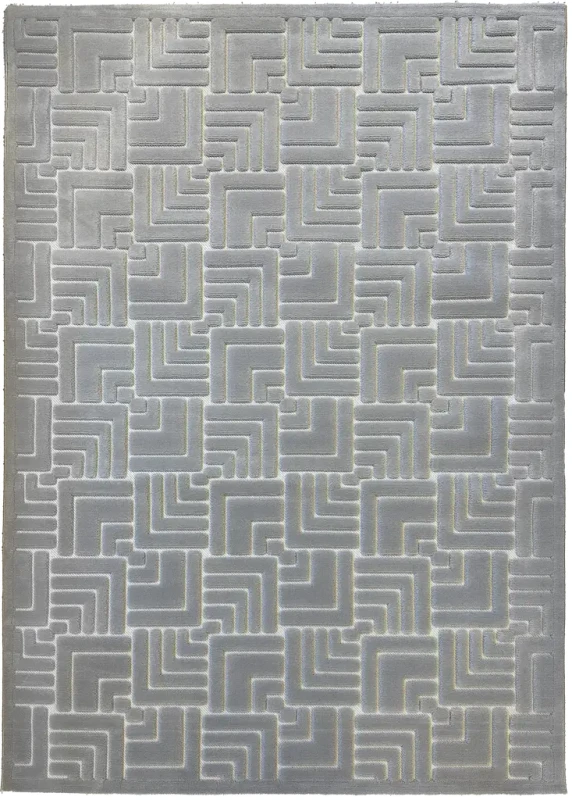 Dywan art deco 3d Dywilan Juno Lux 4 D147A l.grey