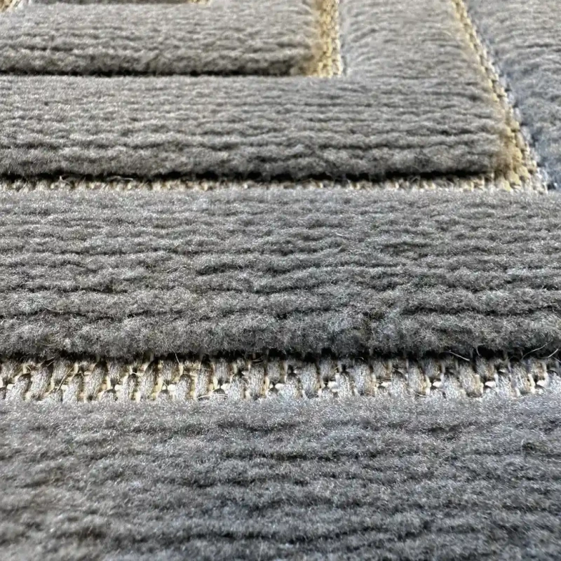 Dywan art deco 3d Dywilan Juno Lux 4 D147A grey runo